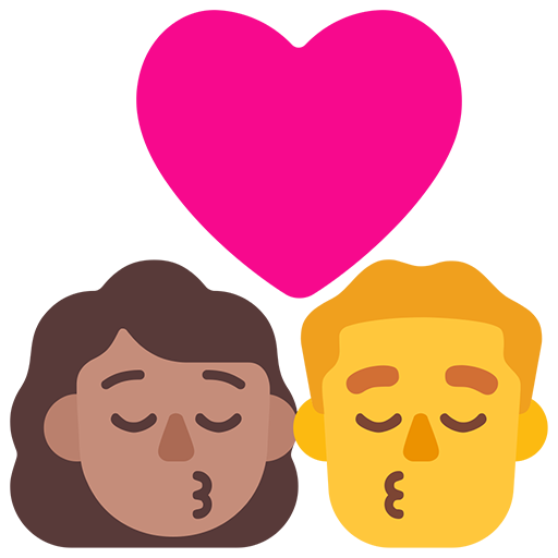 Beso - Mujer: Tono de Piel Medio, Hombre: Sin Tono de Piel