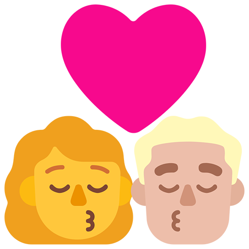 Beso - Mujer: Sin Tono de Piel, Hombre: Tono de Piel Claro Medio