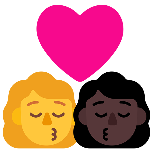 Beso - Mujer: Sin Tono de Piel, Mujer: Tono de Piel Oscuro