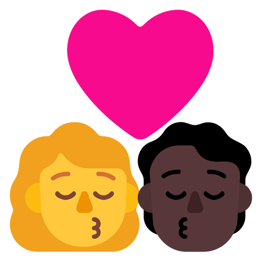 Beso: Mujer, Persona, Sin Tono de Piel, Tono de Piel Oscuro