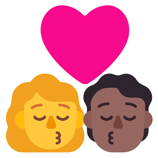 Beso: Mujer, Persona, Sin Tono de Piel, Tono de Piel Oscuro Medio