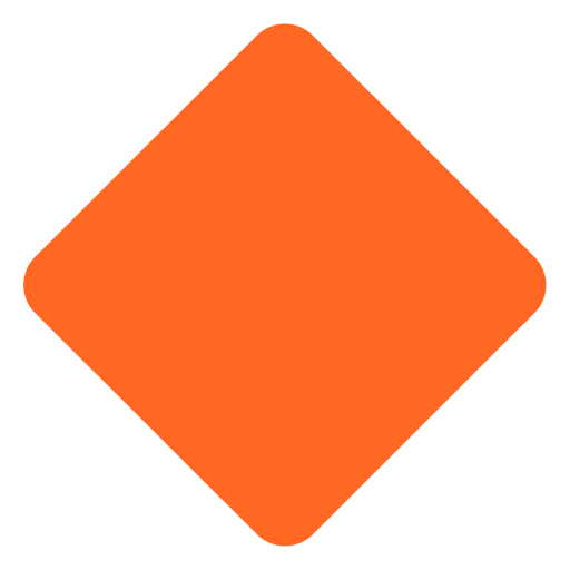 Rombo Naranja Grande
