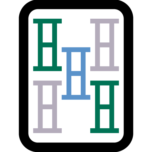 Ficha de Mahjong Cinco de Bambúes