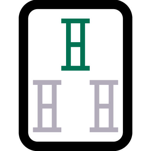 Ficha de Mahjong Tres de Bambúes