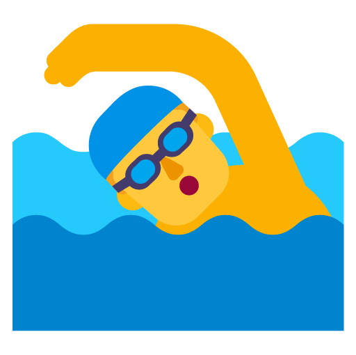 Pria berenang