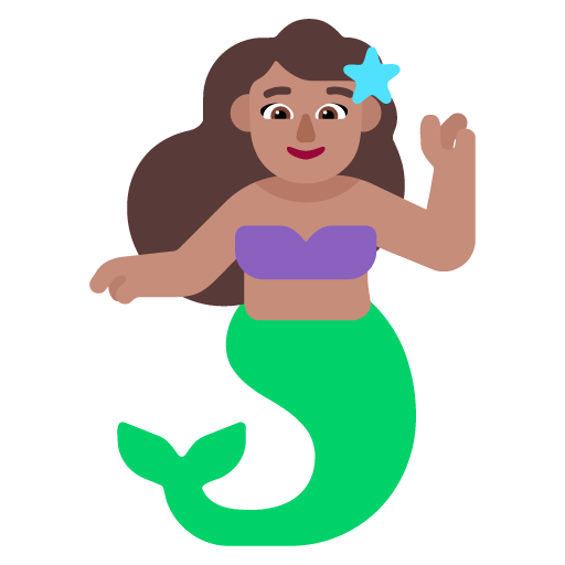 Putri duyung: Warna Kulit Sedang