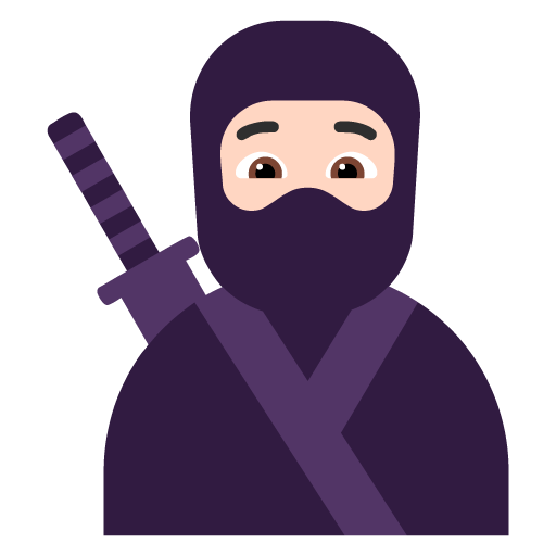 Ninja: Warna Kulit Cerah