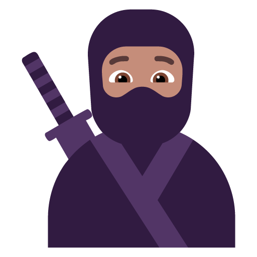 Ninja: Warna Kulit Sedang