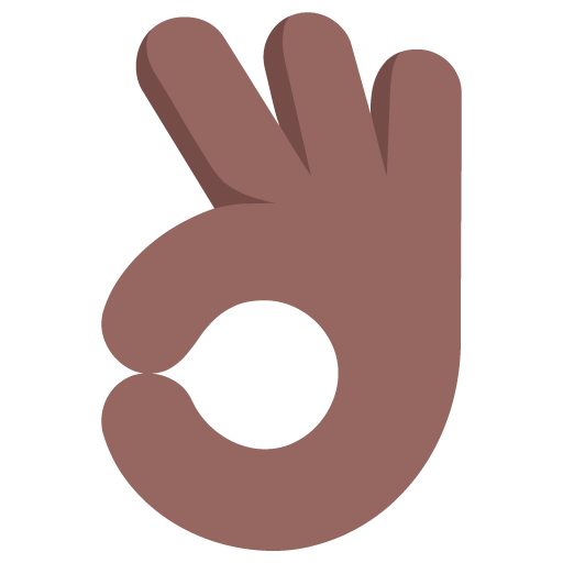 Tangan OK: Warna Kulit Gelap-Sedang