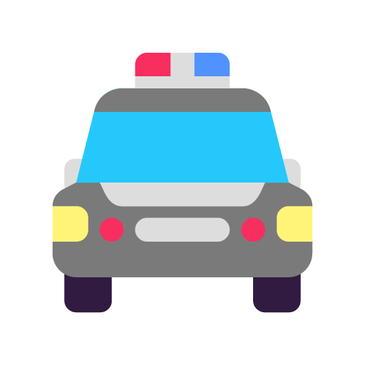 Coche De Policía Próximo