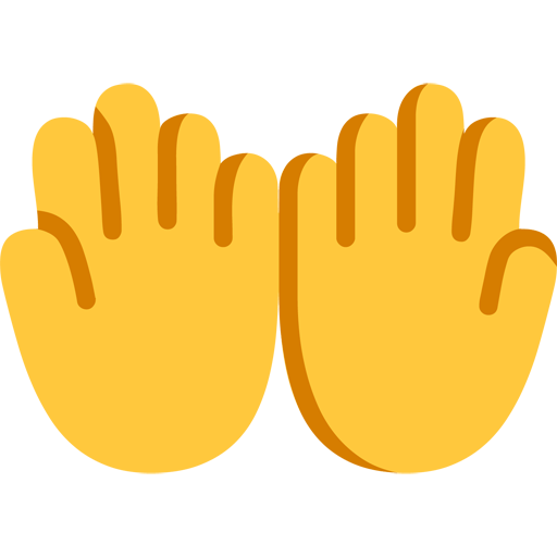 Tangan diangkat dan dirapatkan bersama