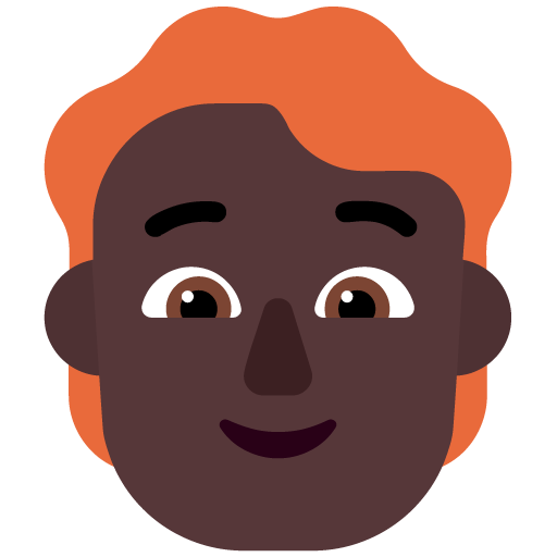 Orang: Warna Kulit Gelap, Rambut Merah