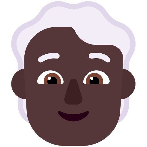 Orang: Warna Kulit Gelap, Rambut Putih