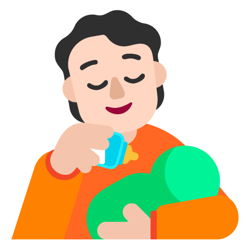 Orang menyusui bayi: Warna Kulit Cerah