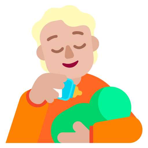 Orang menyusui bayi: Warna Kulit Cerah-Sedang