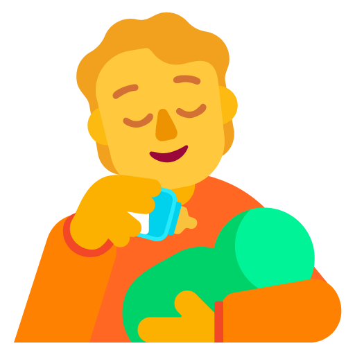Orang menyusui bayi