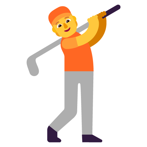 Orang bermain golf
