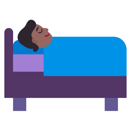 Orang di tempat tidur: Warna Kulit Gelap-Sedang