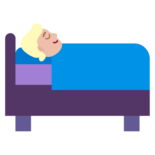 Orang di tempat tidur: Warna Kulit Cerah-Sedang