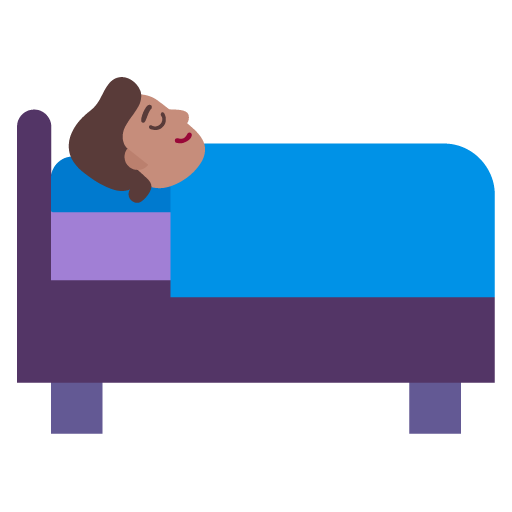 Orang di tempat tidur: Warna Kulit Sedang