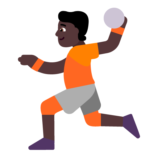 Orang bermain bola tangan: Warna Kulit Gelap
