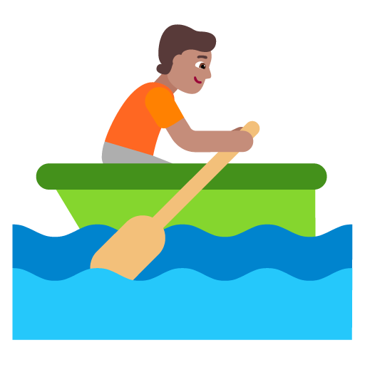 Orang mendayung perahu: Warna Kulit Sedang