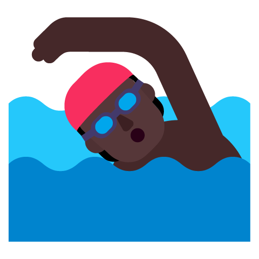 Orang berenang: Warna Kulit Gelap