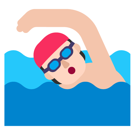 Orang berenang: Warna Kulit Cerah
