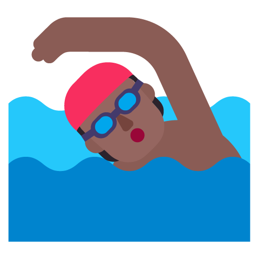 Orang berenang: Warna Kulit Gelap-Sedang