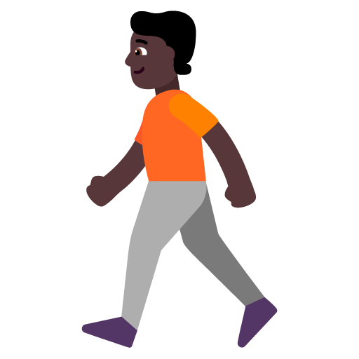 Orang berjalan kaki: Warna Kulit Gelap