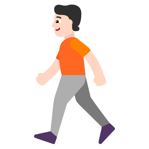 Orang berjalan kaki: Warna Kulit Cerah