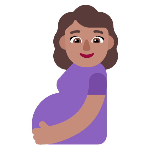 Wanita hamil: Warna Kulit Sedang