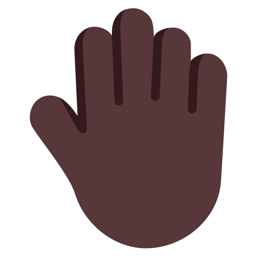 Punggung tangan terangkat: Warna Kulit Gelap