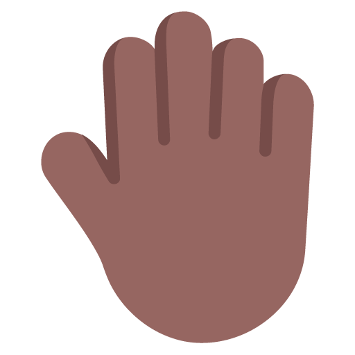 Punggung tangan terangkat: Warna Kulit Gelap-Sedang