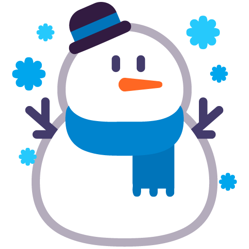 Muñeco De Nieve Con Nieve