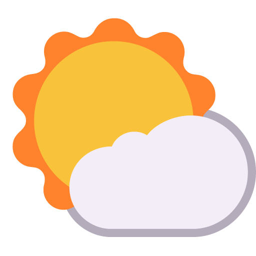 Sol Detrás De Una Nube Pequeña