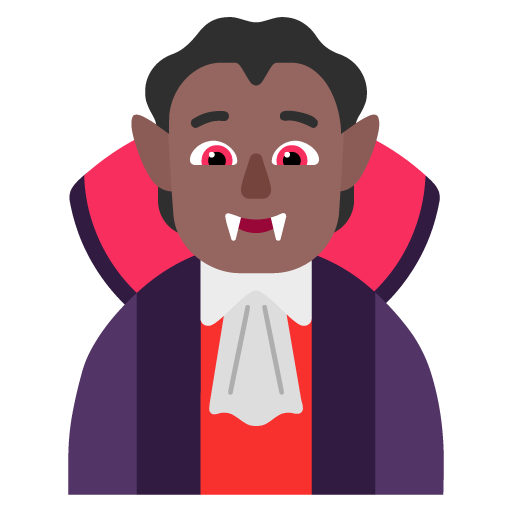 Vampir: Warna Kulit Gelap-Sedang