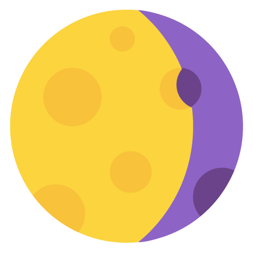 Luna Gibosa Menguante