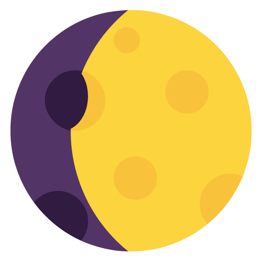 Luna Gibosa Creciente