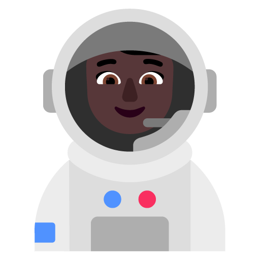 Antariksawan wanita: Warna Kulit Gelap