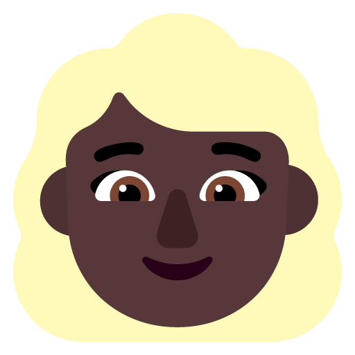 Wanita: Warna Kulit Gelap, Rambut Pirang
