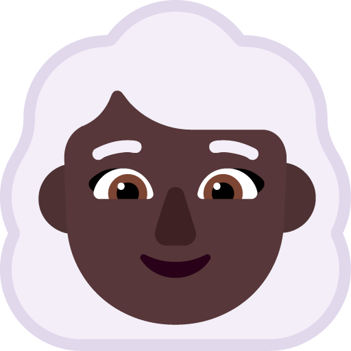 Wanita: Warna Kulit Gelap, Rambut Putih