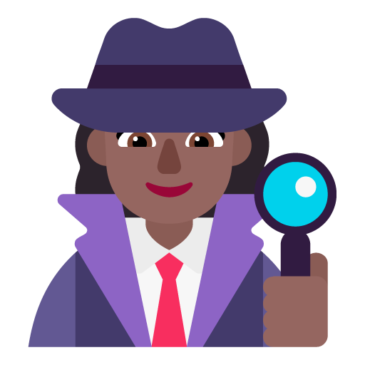 Detective Mujer: Tono de Piel Oscuro Medio