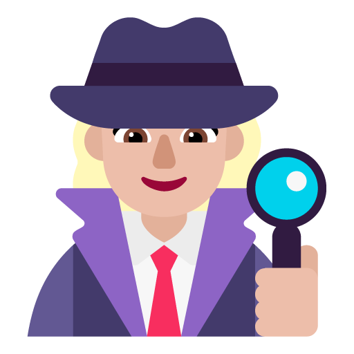 Detective Mujer: Tono de Piel Claro Medio