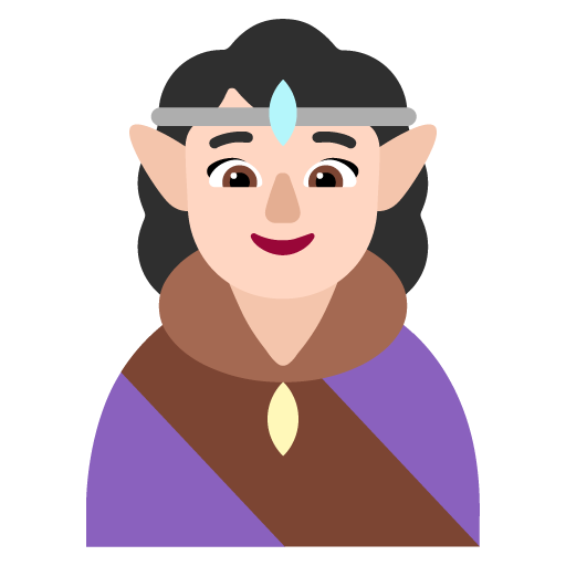 Elf wanita: Warna Kulit Cerah