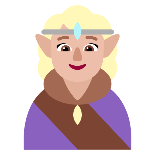 Elf wanita: Warna Kulit Cerah-Sedang
