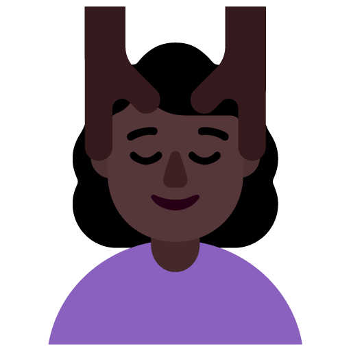 Wanita dipijat: Warna Kulit Gelap