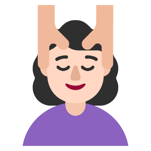 Wanita dipijat: Warna Kulit Cerah