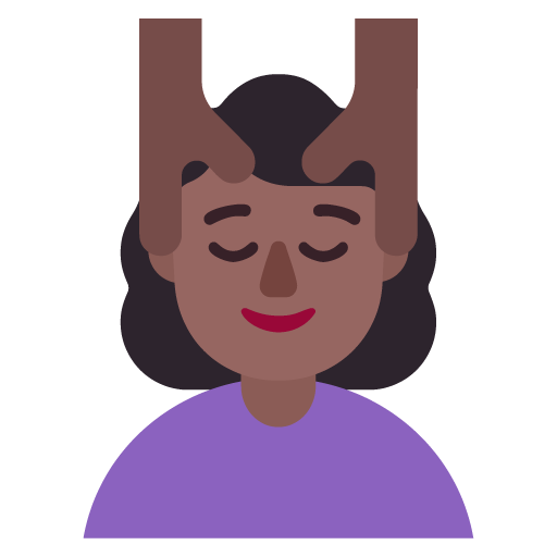 Wanita dipijat: Warna Kulit Gelap-Sedang