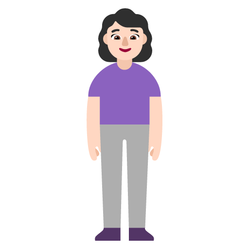 Wanita berdiri: Warna Kulit Cerah